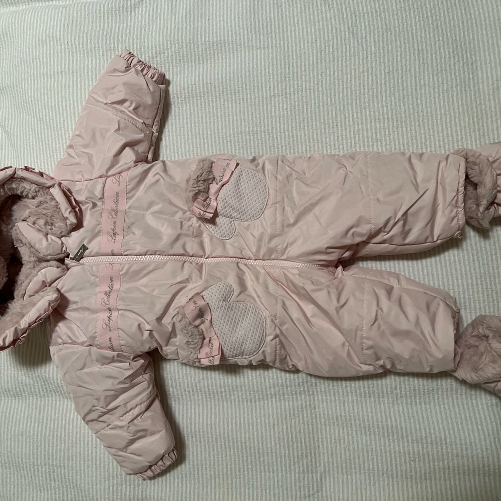 Cozy Pink Kids One Piece Footie